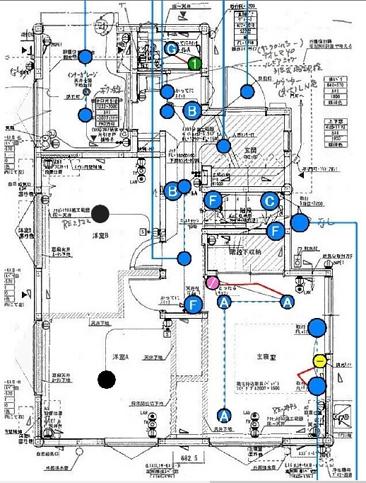 つけて良かったライコン 照明計画 最終図面 アールギャラリーでガレージ付注文住宅を建てる