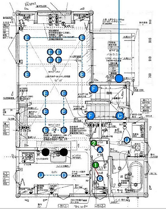 つけて良かったライコン 照明計画 最終図面 アールギャラリーでガレージ付注文住宅を建てる